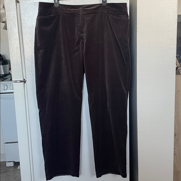 Eileen Fisher Pants - Eileen Fisher Women’s XL Plus Versatile Deep Brown Purple Pant